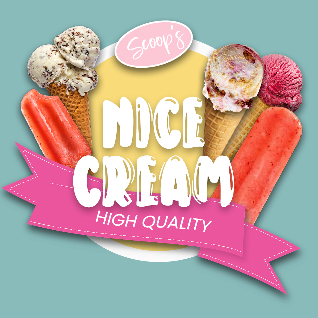 Scoop's Nice Cream Logo Design