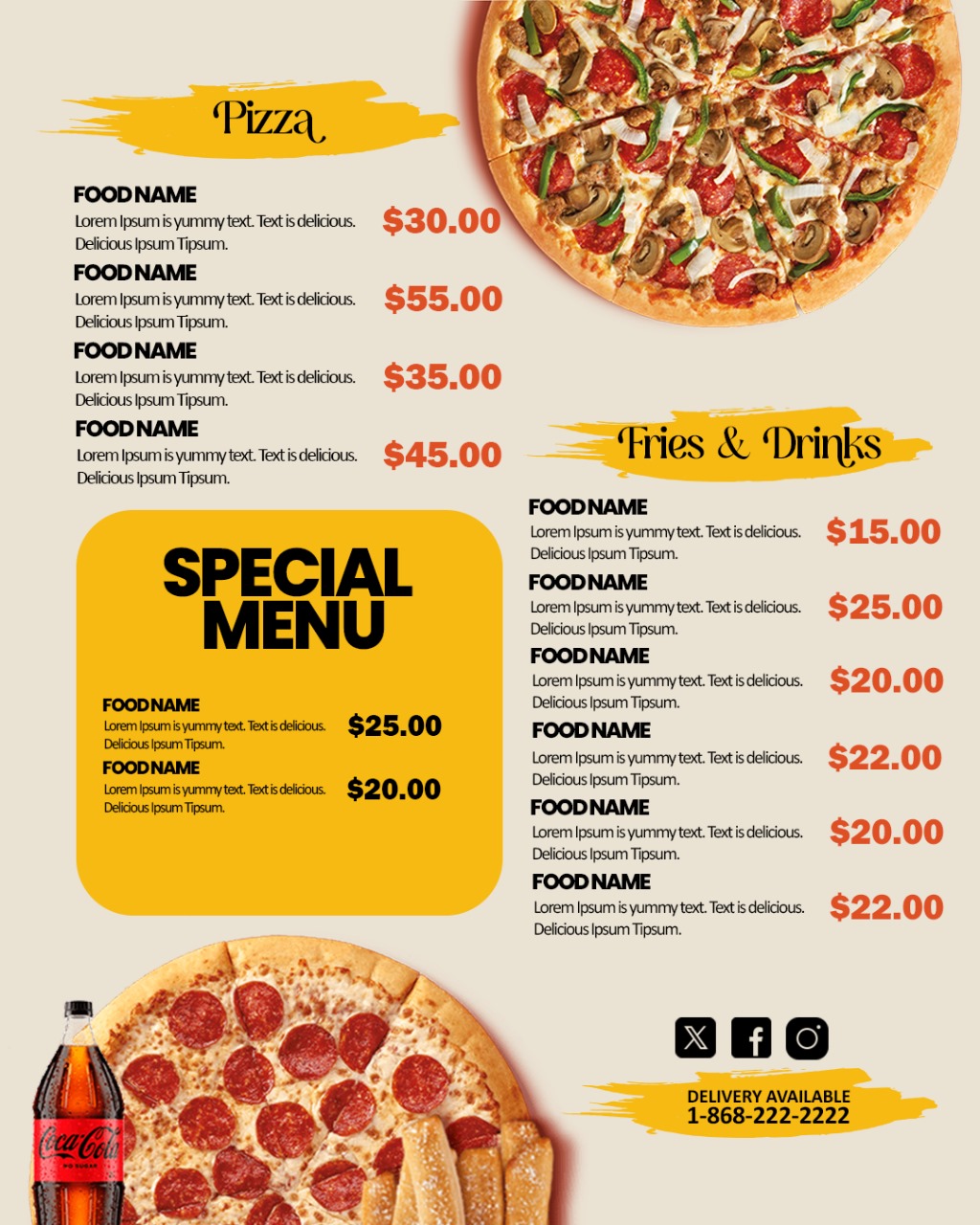 Menu Design